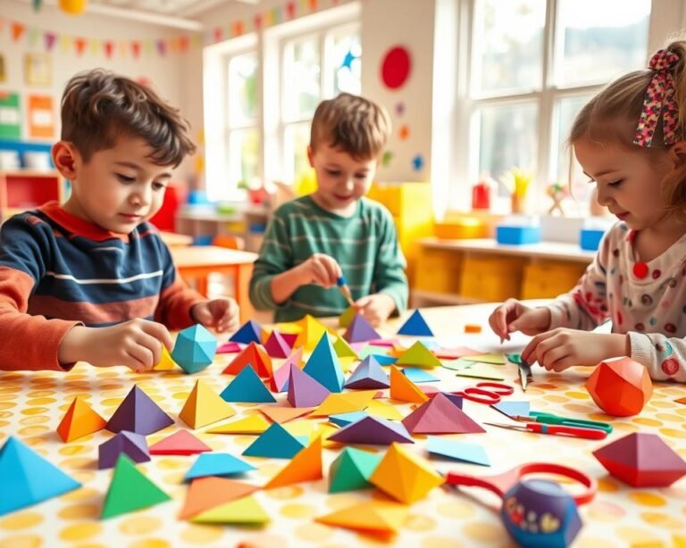 cómo hacer figuras geométricas para niños