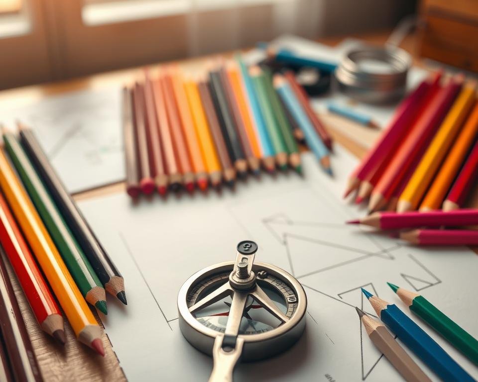 compás y lápices para círculos compás y lápices para círculos