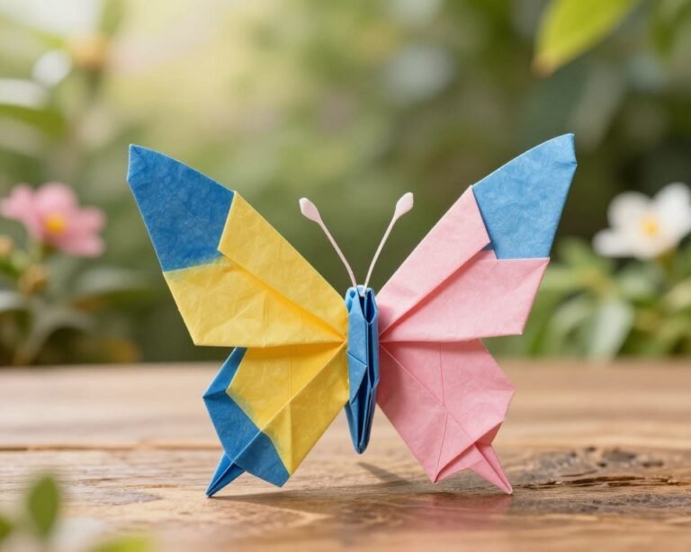 mariposa de origami