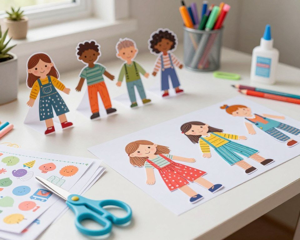 muñecos recortables