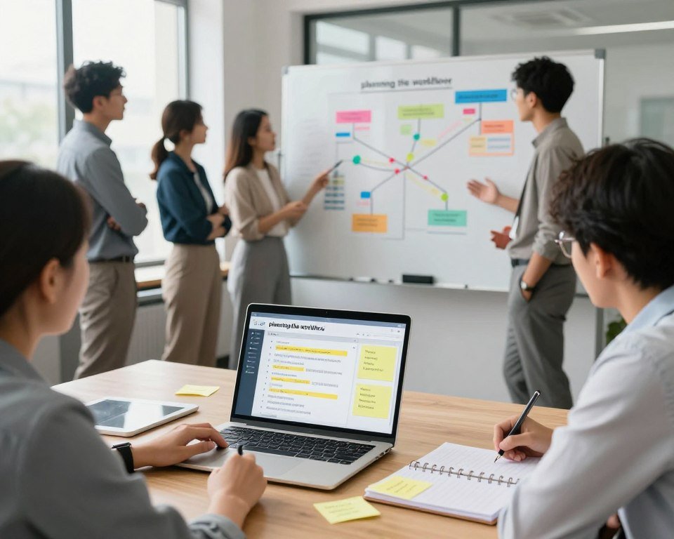 planificar el flujo de trabajo