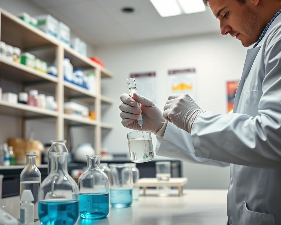 preparación de solución